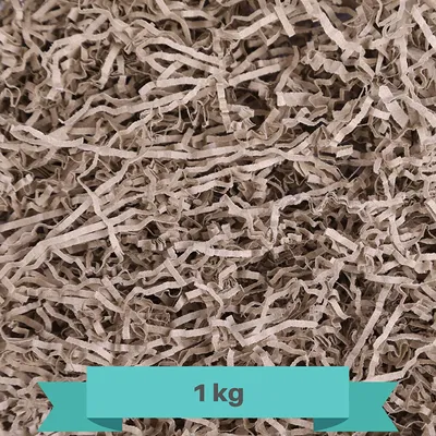 Produktbild von Creative Deco 1kg Ökologisches Creme-Gelb Füllmaterial aus Papier | Papier-Schnitzel | Deko-Stroh für Zuhause | Verpackungs-Material für Weihnachts-Geschenke | KOMMT IN BLAUER TASCHE