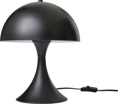 Produktbild von Northpoint LED Design Metall Tischleuchte warmweiß Schnurschalter mit E27 LED Leuchtmittel schwarz