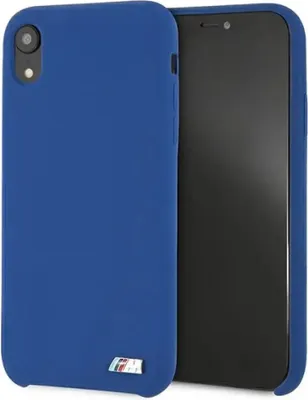 Obrázek produktu pro BMW Silicone M Collection - pouzdro pro iPhone Xr (modré)