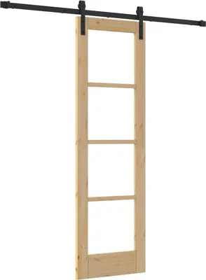 Image de Porte coulissante vidaXL ORKDAL Nature 61 x 198,5 cm