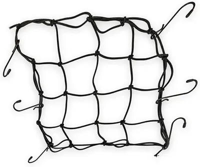 Image de FILET ÉLASTIQUE AVEC CROCHETS EN FER DE 4 mm - 40 x 40 cm