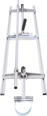 Image de Scie à chaîne - Cadre avec rail de guidage - Capacité de coupe de 122 cm - Horizontale - Portable - Alimentée par batterie - Grise