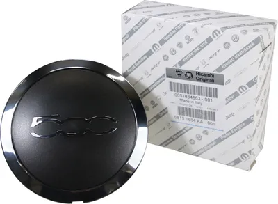 Produktbild von Fiat 500 Felgendeckel Nabendeckel Nabenkappe Radkappe schwarz 51884863