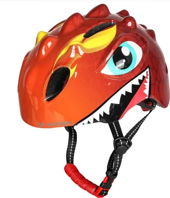 Image de Casque vélo léger pour enfant Wozinsky taille S 50-54 cm système 360° rouge