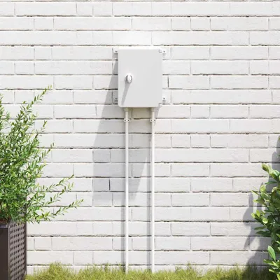 Produktbild von (Design 2026）Steuerungsschrank Grau 47x20x60cm ABS Kunststoff DE760072 - Schränke & Zubehör