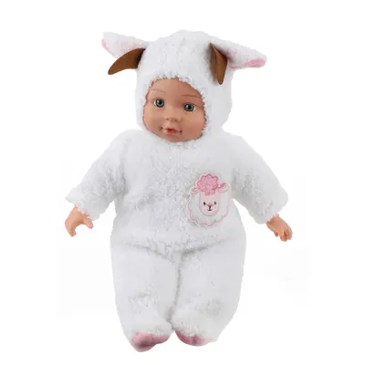 Image de Poupée bébé en costume d'animal de mouton
