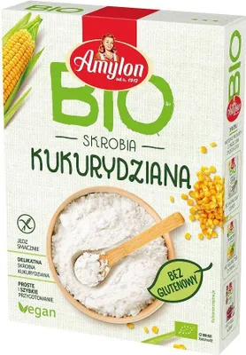 Zdjęcie produktu dla SKROBIA KUKURYDZIANA BEZGLUTENOWA200 g - AMYLON