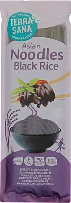 MAKARON (Z RYŻU CZARNEGO I RYŻU BRĄZOWEGO) NOODLE SPAGHETTI BEZGLUTENOWY BIO 250 g - TERRASANA