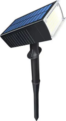 Obrázok produktu pre Vonkajšie solárne záhradné svietidlá Trávniková lampa Solárne napájané zemné kolíkové svetlo Krajinná lampa 90 �� otočná hlavica IP65 vodotesná pre dvory
