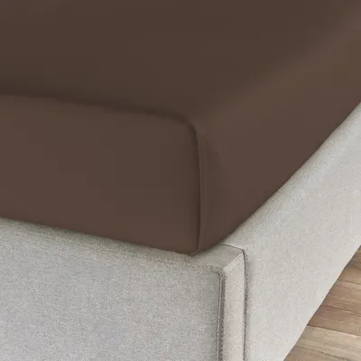 Produktbild von Traumschlaf Feinbiber Haustuch Bettlaken 150x250 cm mocca