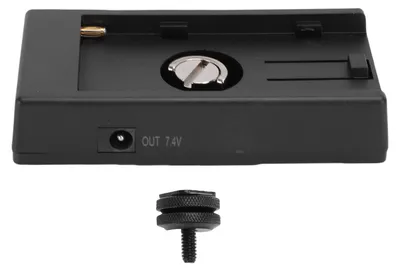 Obrázek produktu pro Adaptér pro baterii fotoaparátu, vhodný pro modely NP-F970, F750, F570, F550, napájení 7,2 V s LED kontrolkou