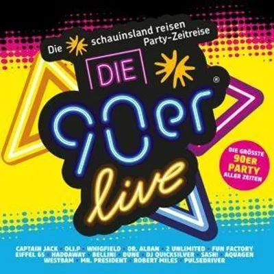 Produktbild von Die 90er Live - Die Gröáte 90er Party Aller Zeiten