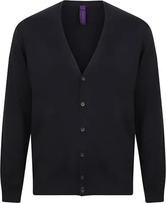 Immagine prodotto di Henbury H722 | Cardigan da uomo con bottoni a V - Colore: Navy - Taglia: L