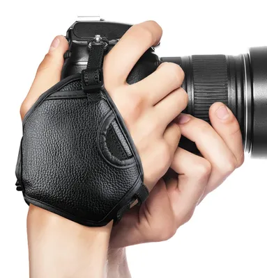 Image de Sangle Main compatible avec Canon EOS, Panasonic Lumix, Nikon, Sony Alpha, Olympus, Fuji 1/4" Poignet Sanglé Bracelet Bandoulière Grip Stabilisation Mains Support Camera Hand strap