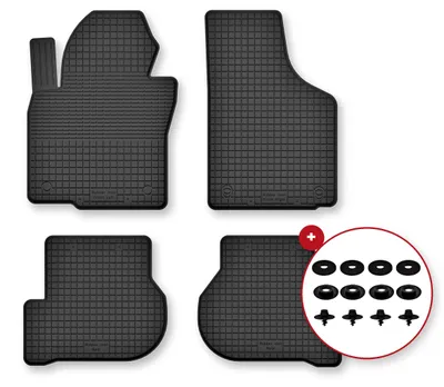 Zdjęcie produktu dla Dywaniki korytkowe do: Seat Altea 2004-08.2008 minivan 4 szt. ze stoperami