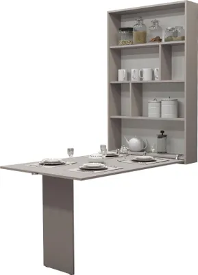 Produktbild von MIRJAN24 Wandtisch Abi, Stilvoll Esszimmertisch, Moderne Essgruppe, Esszimmer (Farbe: Cashmere)