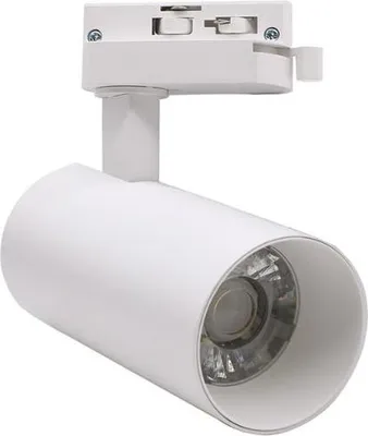 Image de Spot LED sur Rail Monophasé CCT 20W 60° Blanc - 3000K/4000K/6500K