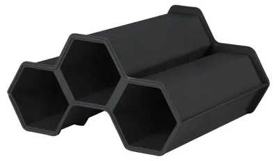 Produktbild von EDA Weinregal - 3 Flaschen - 34 x 31 x 18 cm
