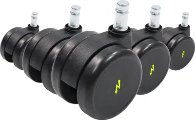 Produktbild von hjh OFFICE Stuhlrollen 5x ROLO ESD 11mm/65mm Ersatz Rollen Bürostuhl für Ableitfähige Bodenbeläge