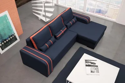 Productafbeelding van Slaapbank, hoekbank, banken, sofa, bedfunctie, gestoffeerde hoekset, slaapfunctie