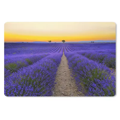 Produktbild von MuchoWow® Schreibtischunterlage Frankreich - Lavendel - Farben 60x40 cm - XXL Mauspad - Großes Mauspad
