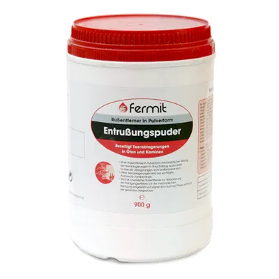 A white plastic container with a red lid, labeled with product information.