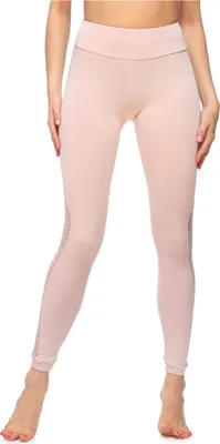 Image de Leggings longs pour femme Merry Style avec dentelle MS10-310 (rose poudré, L)