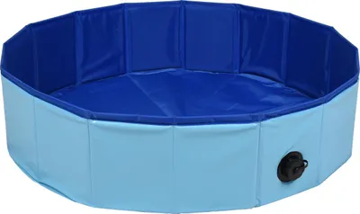 Produktbild von Flamingo Hundepool Doggy Splatter blau, Maße: 80 x 20 cm