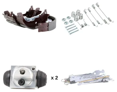 Produktbild von RIDEX Bremsensatz Trommelbremse Hinten für CITROËN C3 II (SC) 3859B0266