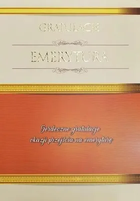 Zdjęcie produktu dla Kartka Emerytura Gratulacje! TK10 - Trend