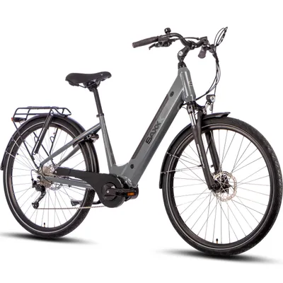 Produktbild von SAXXX 28 Zoll Elektrofahrrad, Mittelmotor, 418Wh Lithium-Akku, 9-Gang-Schaltung, Hydraulische Scheibenbremsen, Trekking E-Bike für Alltag und Pendeln