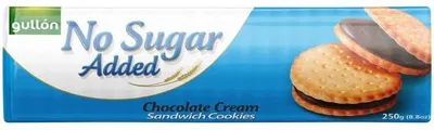 Produktbild von Gullón No Sugar Added Chocolate Cream Sandwich Cookies 250g