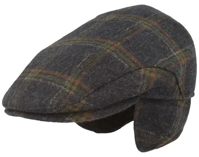 Produktbild von Ohrenschutz Flatcap aus Wolle von Hut-Breiter , blau, Gr. 65