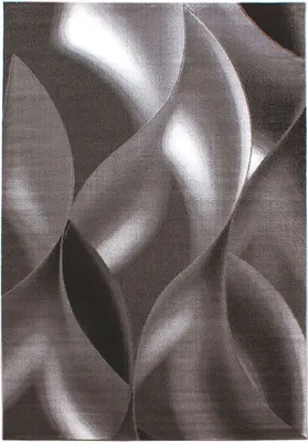 Produktbild von Kurzflor Teppich Pago rechteckig, Farbe: Braun, Größe:140x200 cm
