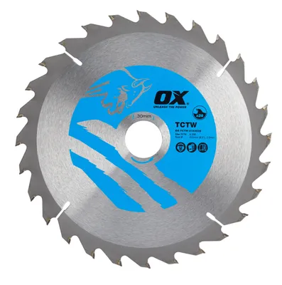Produktbild von OX-Holzkreissägeblatt 210/30 mm, 28 Zähne ATB