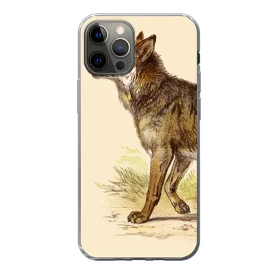 Produktbild von MuchoWow® Handyhülle Schutzhülle Hülle für iPhone 13 Pro Wolf - Raubtier - Pflanzen Silikon Softcase Handy Hülle - Handy-Tasche