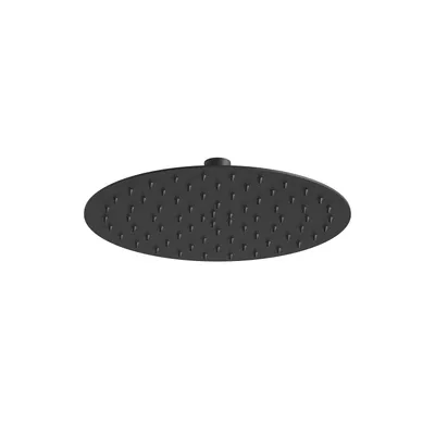 Immagine prodotto di JOHO Soffione doccia a pioggia in acciaio inox Soffione doccia rotondo da incasso da 8 pollici con ugelli anticalcare D20cm Nero