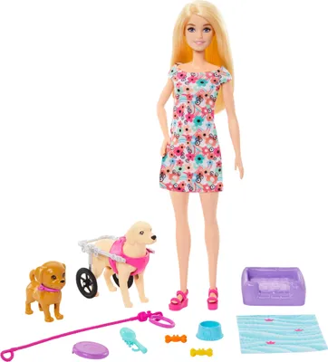 Produktbild von Barbie-Spielset Mit Walk Und Rad Fr Haustiere