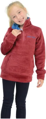 Produktbild von Little Rider Kinder / Mädchen Fleecepullover Nina BZ2548 (104) (Dunkelrot/Petrol)