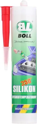 Immagine prodotto di BOLL sigillante siliconico per alte temperature +350°C ROSSO 290ml