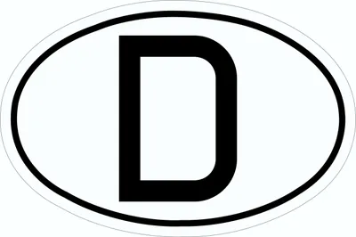 Produktbild von Aufkleber Deutschland 125 x 85 mm -D -