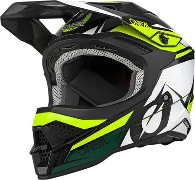 Image de O'NEAL Motocross Helmet 3SRS Stardust, noir jaune fluo, S