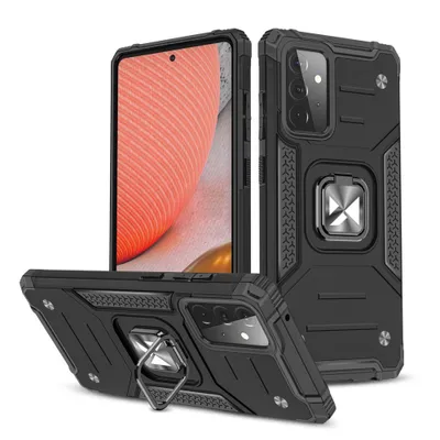 Obrázek produktu pro Odolné pouzdro Wozinsky Ring Armor pro Samsung Galaxy A72 4G - Černá KP8989