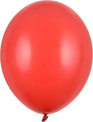 Produktbild von Strong Balloons 30cm, Pastell Poppy Red (1 Packung / 100 Stück)