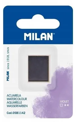 Produktbild von Milan Aquarellfarbe Violett Einzelblock