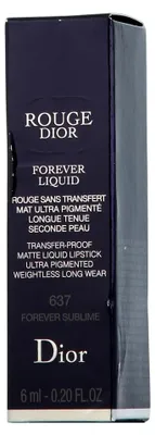 Obrázok produktu pre Dior Rouge Dior Forever Liquid 637 Sublime (6 ml)