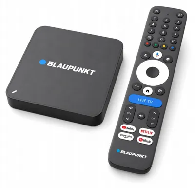 Zdjęcie produktu dla Odtwarzacz multimedialny Blaupunkt B-Stream 4K UHD Google TV WiFi 32 GB ROM