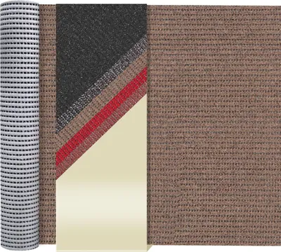 Produktbild von Primaflor AKO Sicherheitsmatte - Beige - 1,20m x 1,00m - Beschichtete PVC-Granulat Sauberlaufmatte - Rutschsicherer Läufer gegen Nässe und Glätte