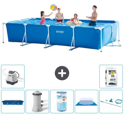 Produktbild von Rechteckiger Frame Pool - 450x220x84 cm - 8-teilig S40270