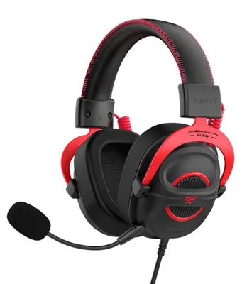 Obrázok produktu pre Havit H2002E Pro Headset Wired Head-band Gaming Black Red